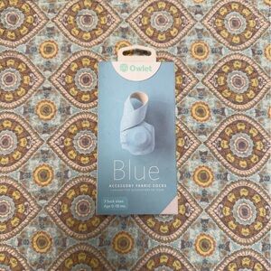 NIB Owlet Blue Accessory Fabric Socks